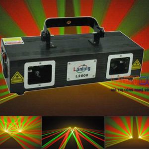 Đèn laser 2 cửa 3 màu RGY L2000