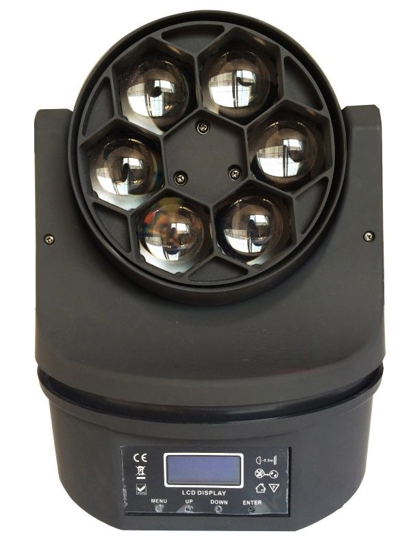 Mặt trước Đèn LED moving head Bee Eye 6 mắt