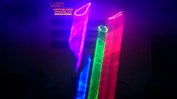 Hiệu ứng 3D của đèn laser VD250RGB