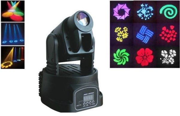 Moving head mini 15W RGB 3 trong 1