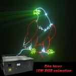 Đèn laser công suất lớn 10W RGB animation thuộc đèn laser có công suất lớn, tạo hiệu ứng laser mạnh mẽ, phù hợp với vũ trường, các sân khấu, hội trường lớn.