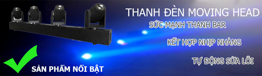 Thanh đèn moving head mini 4 trong 1, đèn moving head sân khấu.