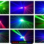Các hiệu ứng của đèn laser 6 mắt