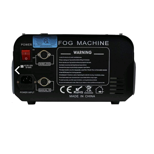 Mặt sau máy khói 1200W