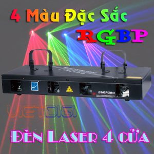 Đèn laser quét tia 4 cửa 4 màu B102RGB/4