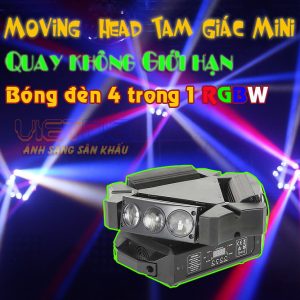 Đèn moving head 9 măt mini và hiệu ứng