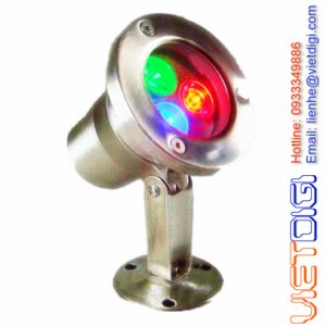 Đèn LED âm nước 3W RGB đổi màu dạng đế ngồi VDA301